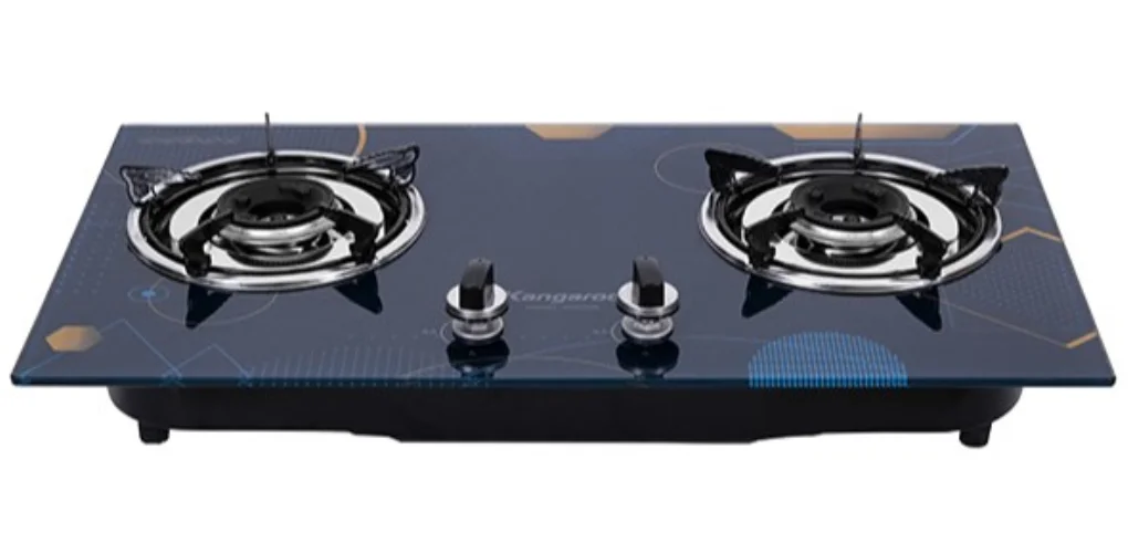 Bếp Gas Đôi Âm Kính Kangaroo KG536B 0
