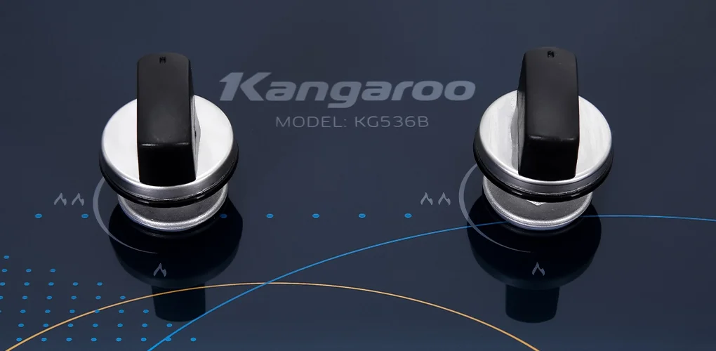 Bếp Gas Đôi Âm Kính Kangaroo KG536B 5