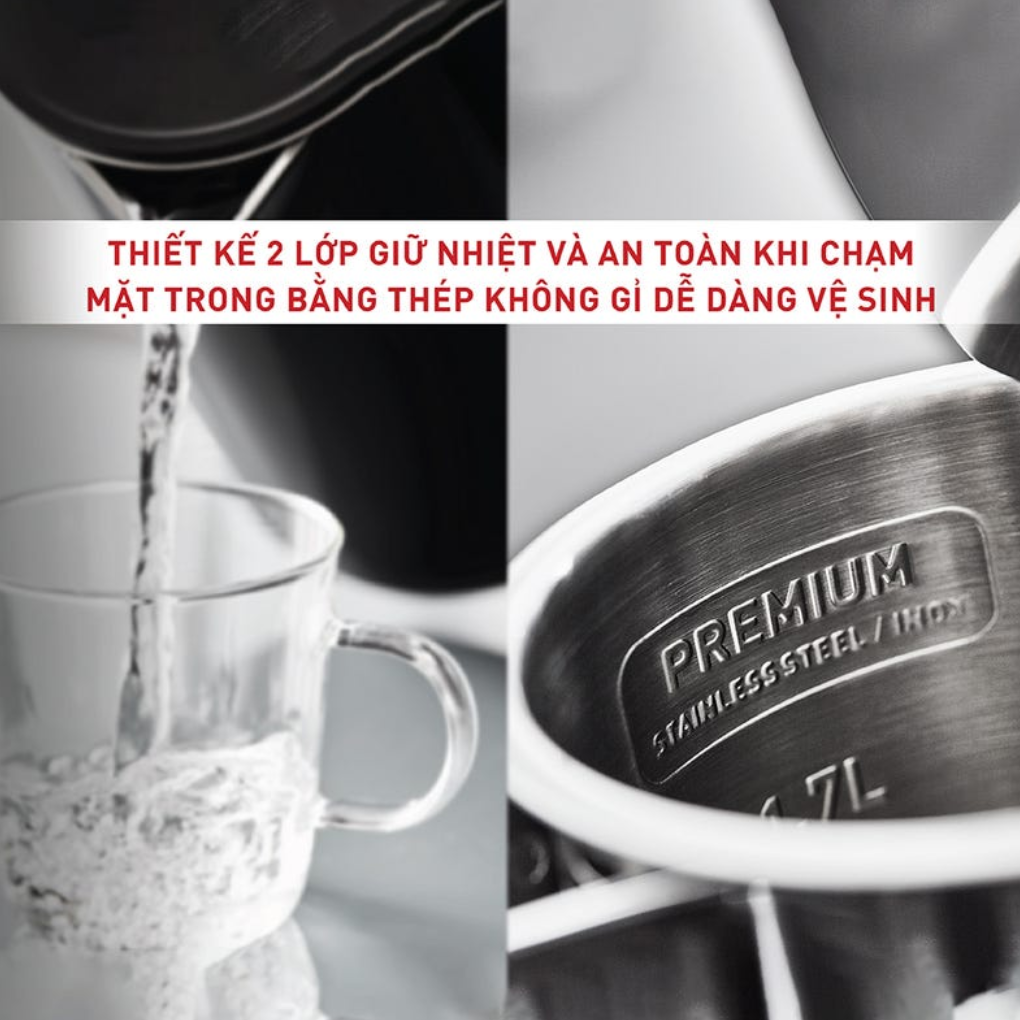 Bình Đun Siêu Tốc Tefal Smart & Light KO850810 1.7 Lít 7