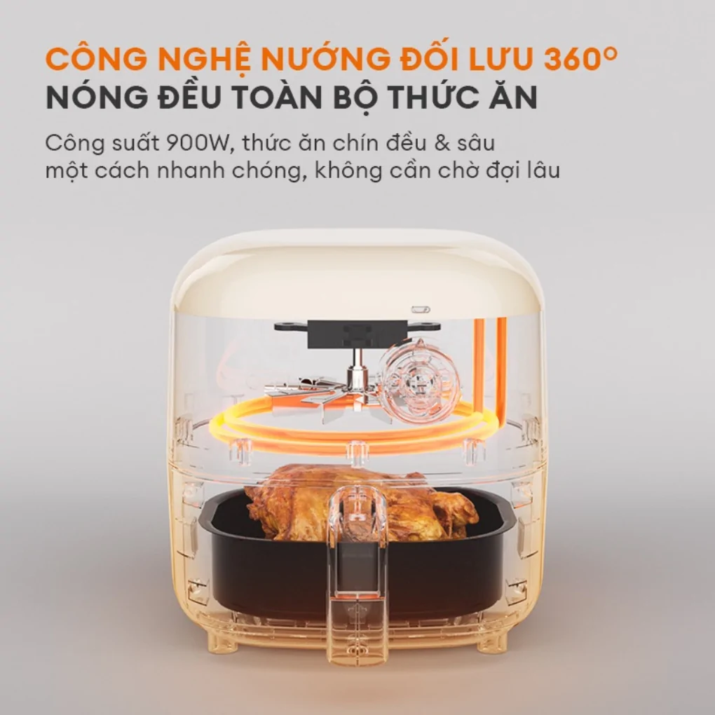 Nồi Chiên Không Dầu Gaabor AF20M-YE01A 6