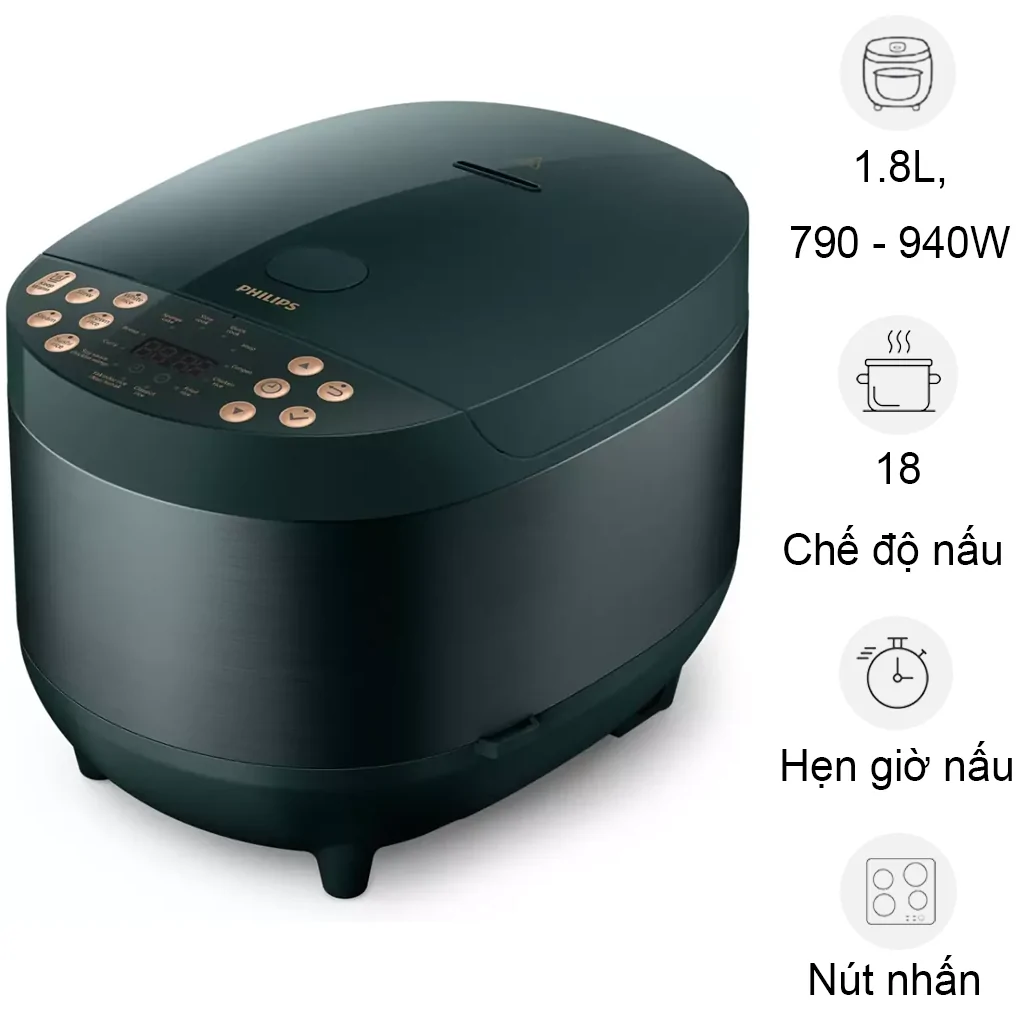 Nồi Cơm Điện Philips HD4518/62