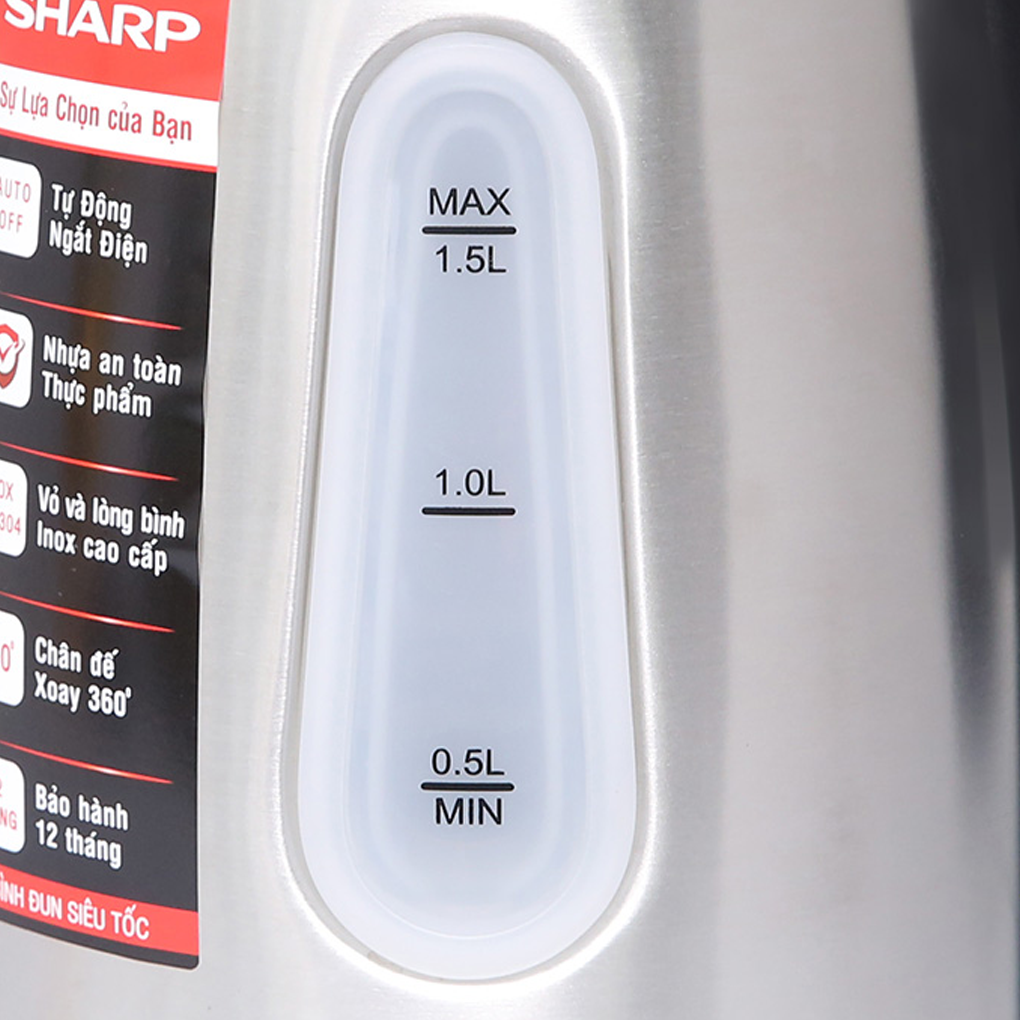 Bình Đun Siêu Tốc Sharp EKJ-15EVS-ST 2