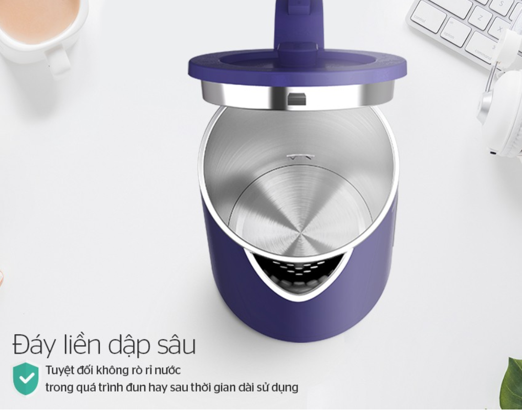 Ấm Siêu Tốc Inox 2 Lớp Sunhouse SHD1355 1.8 Lít 2