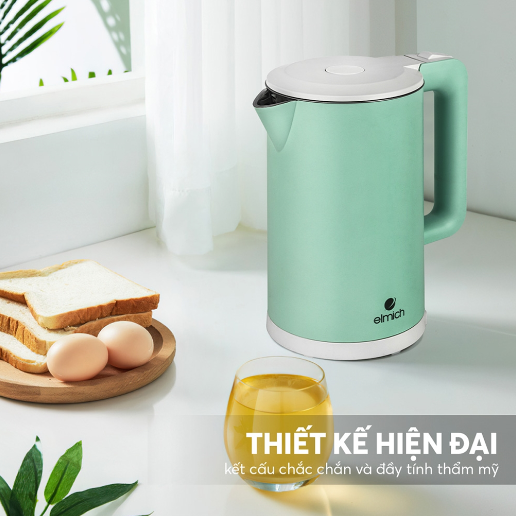 Ấm Đun Nước Siêu Tốc Elmich KEE 1774B 1.7 Lít 15