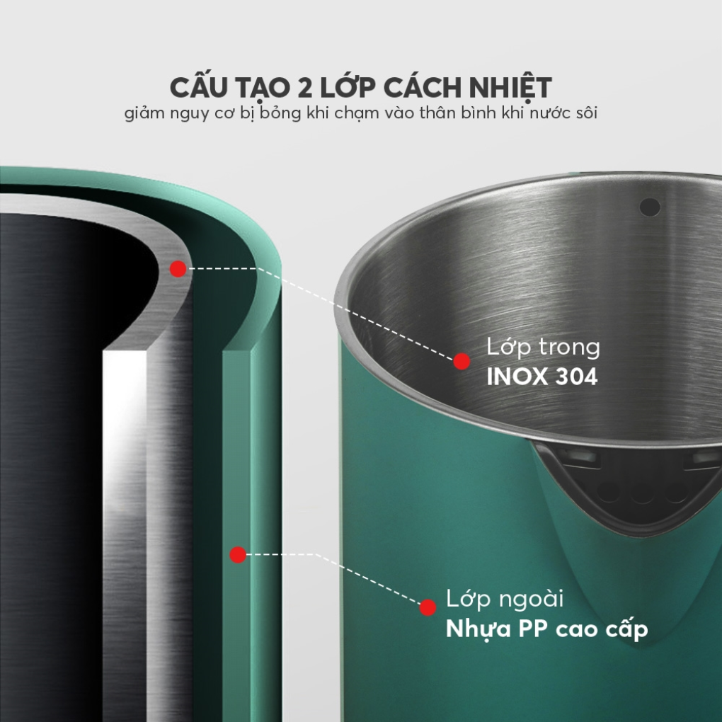 Ấm Đun Nước Siêu Tốc Elmich KEE 1774G 1.7 Lít 13