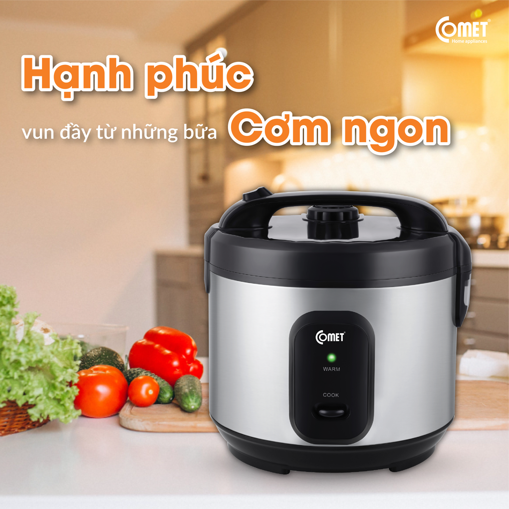 Nồi Cơm Điện Comet CM8068 1.8 Lít 5