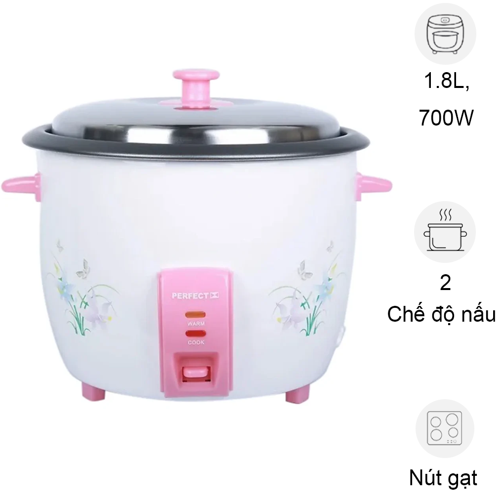 Nồi Cơm Nắp Rời PF-CR18 1.8 Lít