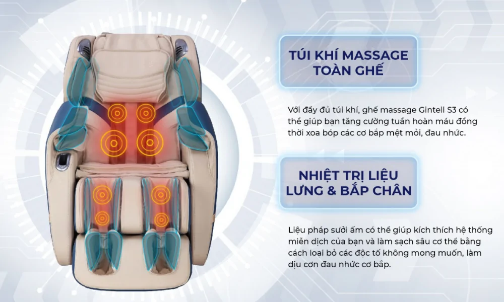 Ghế Massage Gintell S3 GT9933 9