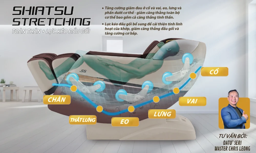 Ghế Massage Gintell S5 GT9955 3