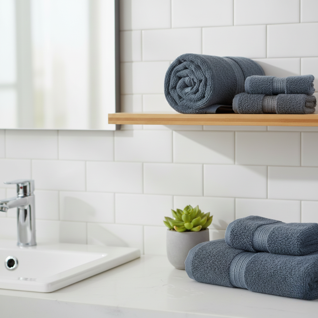 Khăn Tắm Purely Indulgent 1630992 Xanh Đậm