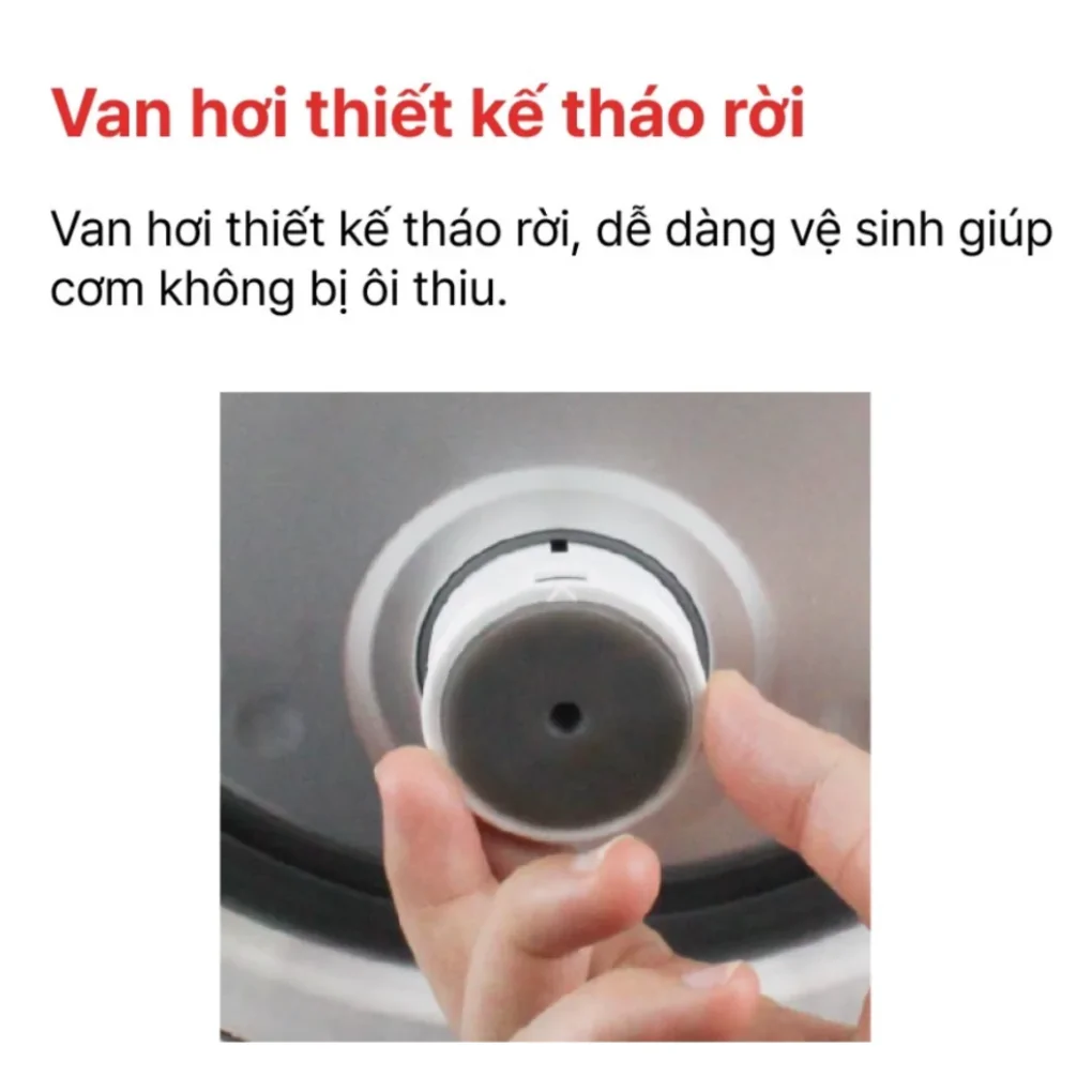 Nồi Cơm Nắp Gài Happy Cook HCJ-120G 1.2 Lít 7