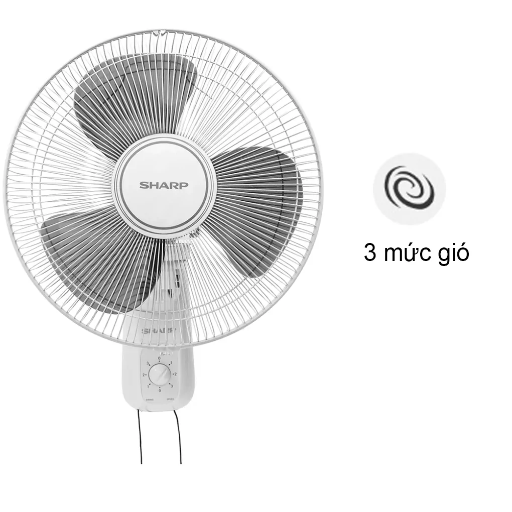 Quạt Treo Tường Không Có Điều Khiển Sharp PJ-W40MV-LG