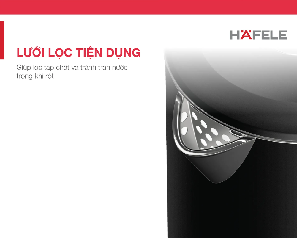 Ấm Đun Nước Hafele HS-K1705DB/ 535.43.548 10