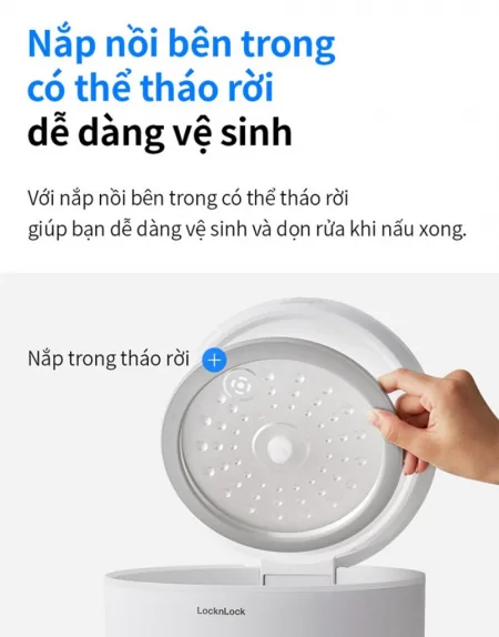 Nồi Cơm Điện Lock&lock Donggeurami Rice Cooker EJR334IVY 1.0 Lít 9