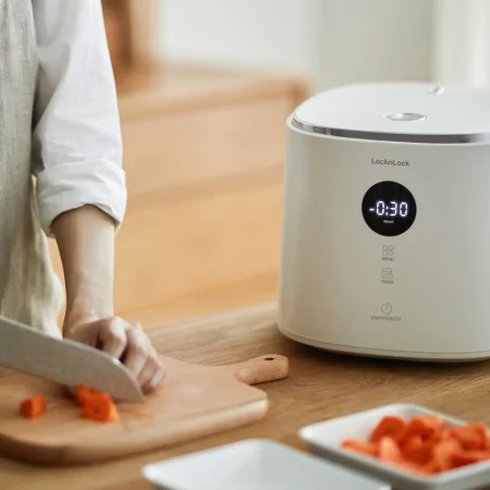 Nồi Cơm Điện Lock&lock EJR384IVY Nemo Rice Cooker 1.2 Lít 3