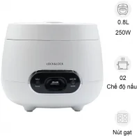 Nồi Cơm Điện Lock&Lock Mechanical Rice Cooker EJR426WHT 0.8 Lít