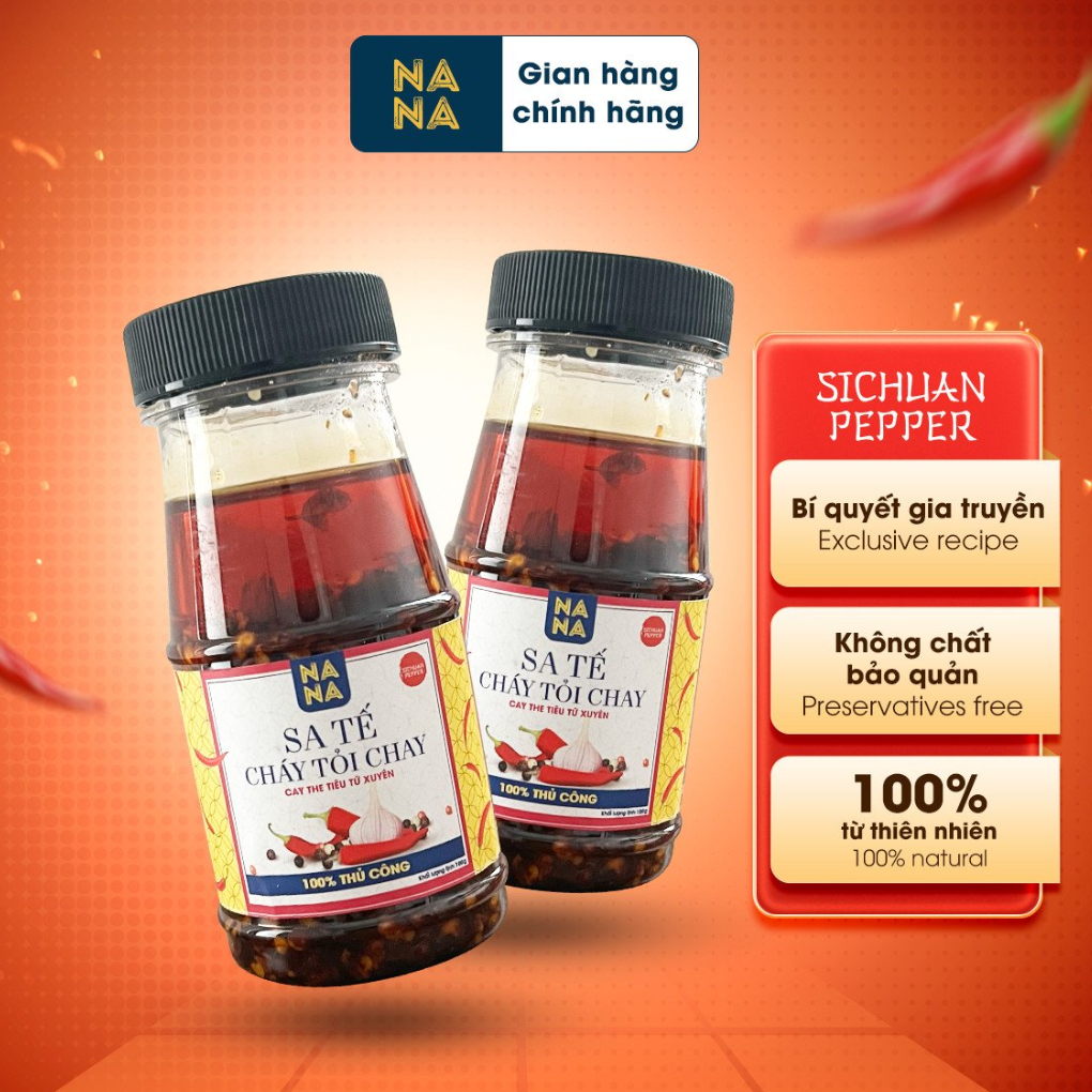 Sa Tế Cháy Tỏi Chay Nana 100 gam 0