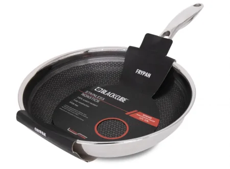 Chảo Kims Cook 3 Lớp Đáy Từ Chống Dính Blackcube 20cm 0