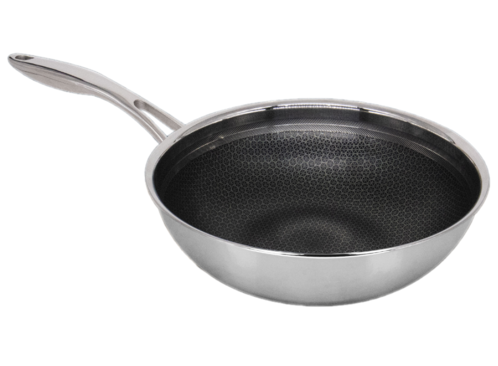 Chảo Sâu Kims Cook Blackcube Inox 3 lớp Đáy Từ Chống Dính 24cm 0