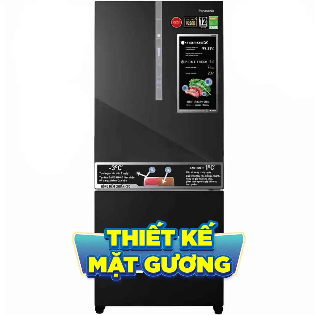 Tủ Lạnh Panasonic Inverter 420 Lít NR-BX471XGKV