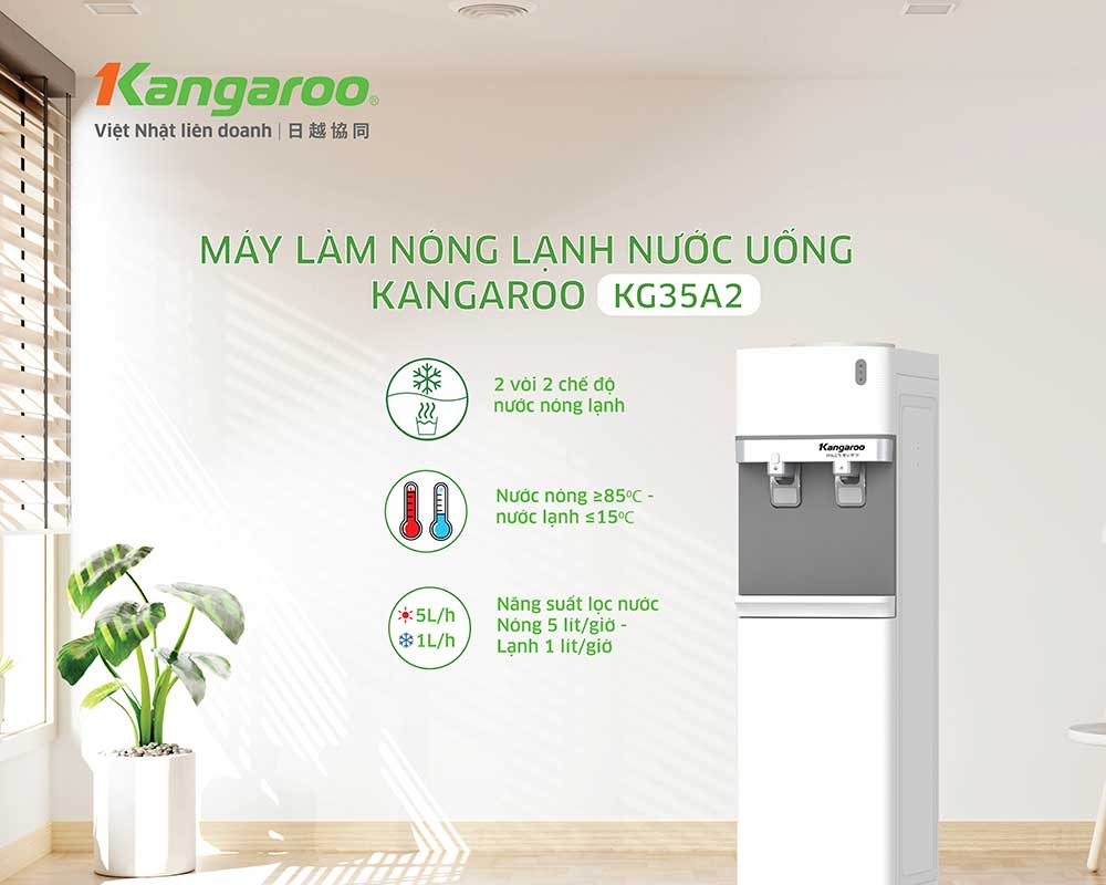 Máy Làm Nóng Lạnh Kangaroo KG35A2 1