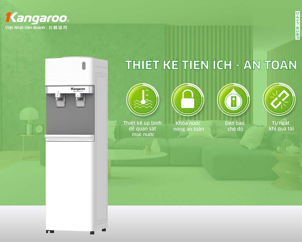 Máy Làm Nóng Lạnh Kangaroo KG35A2 4