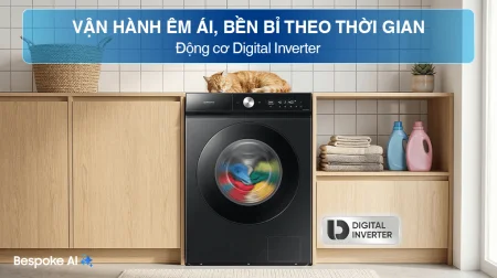 Máy Giặt Samsung Inverter 12 Kg WW12CB944DGBSV