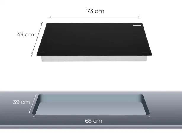 Bếp Điện Từ Đôi Pramie 2205 - Malaysia
