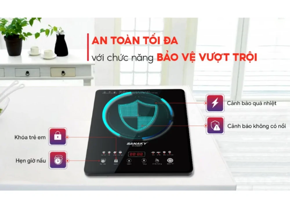 Bếp Từ Đơn Sanaky VH-3100HY 5