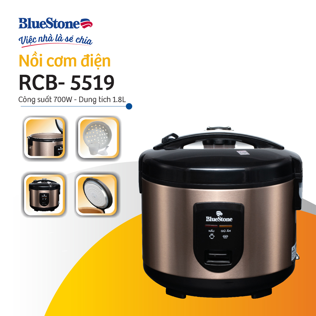 Nồi Cơm Điện Bluestone RCB-5519 1.8 Lít 1