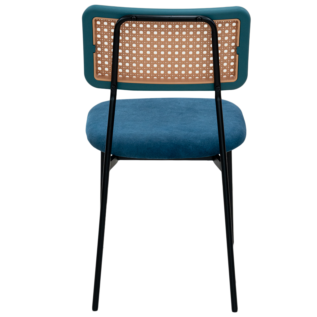 Ghế Nhựa Rattan SL-7027 Vuông Xanh 1