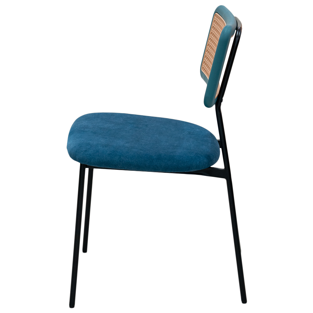 Ghế Nhựa Rattan SL-7027 Vuông Xanh 2