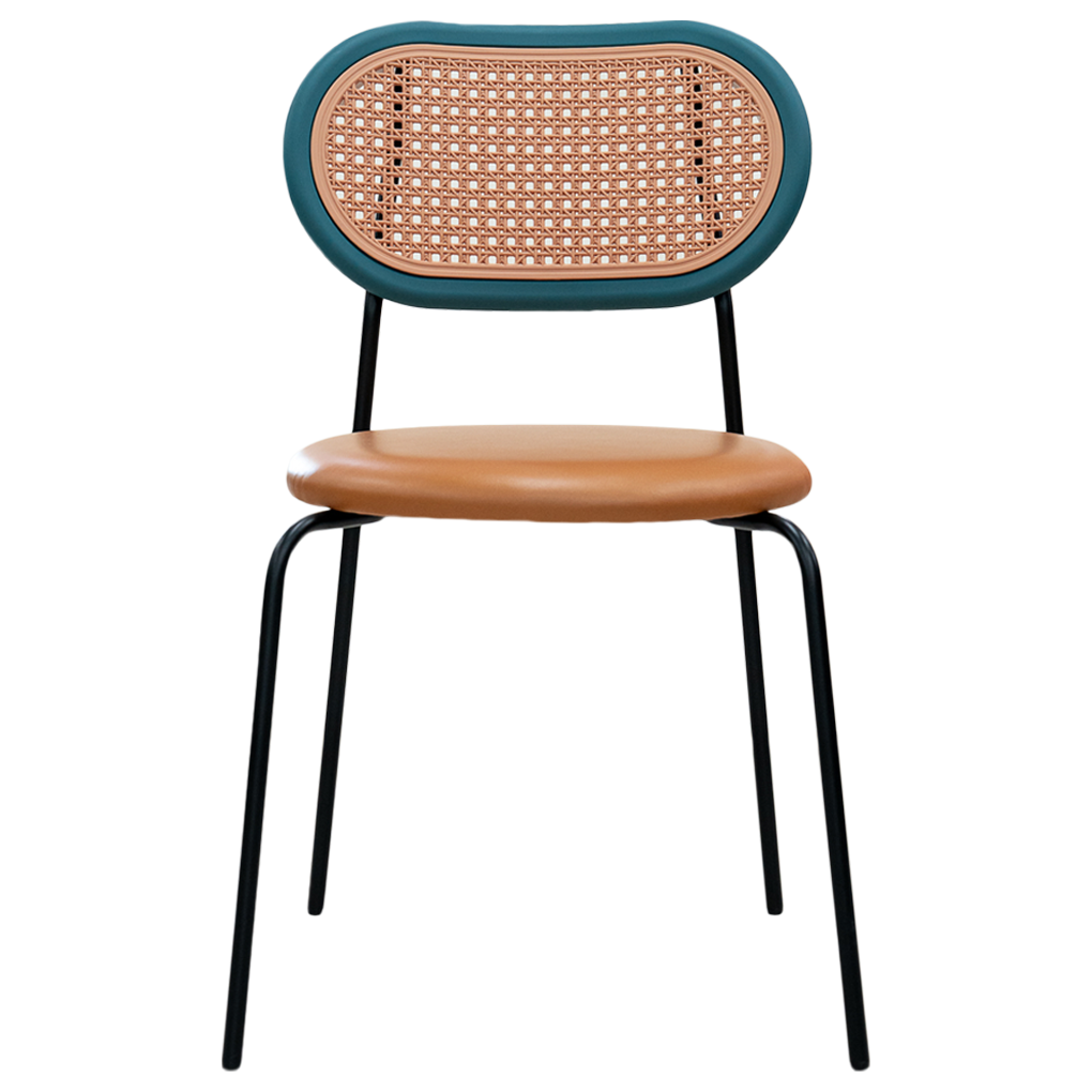 Ghế Nhựa Rattan SL-7026 Tròn Xanh 0