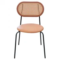 Ghế Nhựa Rattan SL-7026 Tròn Nâu