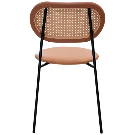 Ghế Nhựa Rattan SL-7026 Tròn Nâu 4
