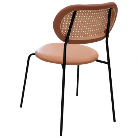Ghế Nhựa Rattan SL-7026 Tròn Nâu 3