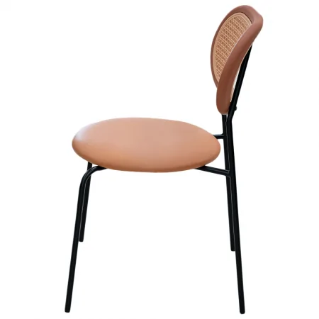 Ghế Nhựa Rattan SL-7026 Tròn Nâu 2