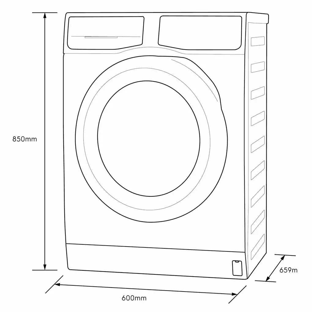 Máy Giặt Electrolux Inverter 10 Kg EWF1025DQWB 2