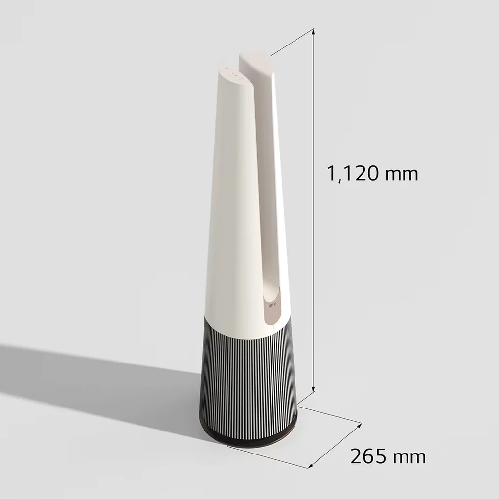 Máy Lọc Không Khí LG PuriCare Aero Tower Hit FS15GPBK0 Màu Be 15