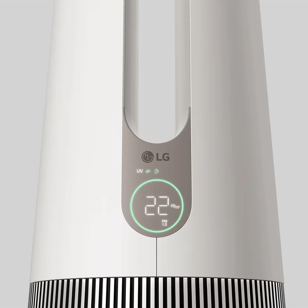 Máy Lọc Không Khí LG PuriCare Aero Tower Hit FS15GPBK0 Màu Be 8