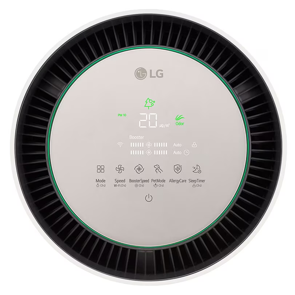 Máy Lọc Không Khí LG 360 Độ Alpha 2 Tầng Màu Vàng Be AS10GDBY0 0
