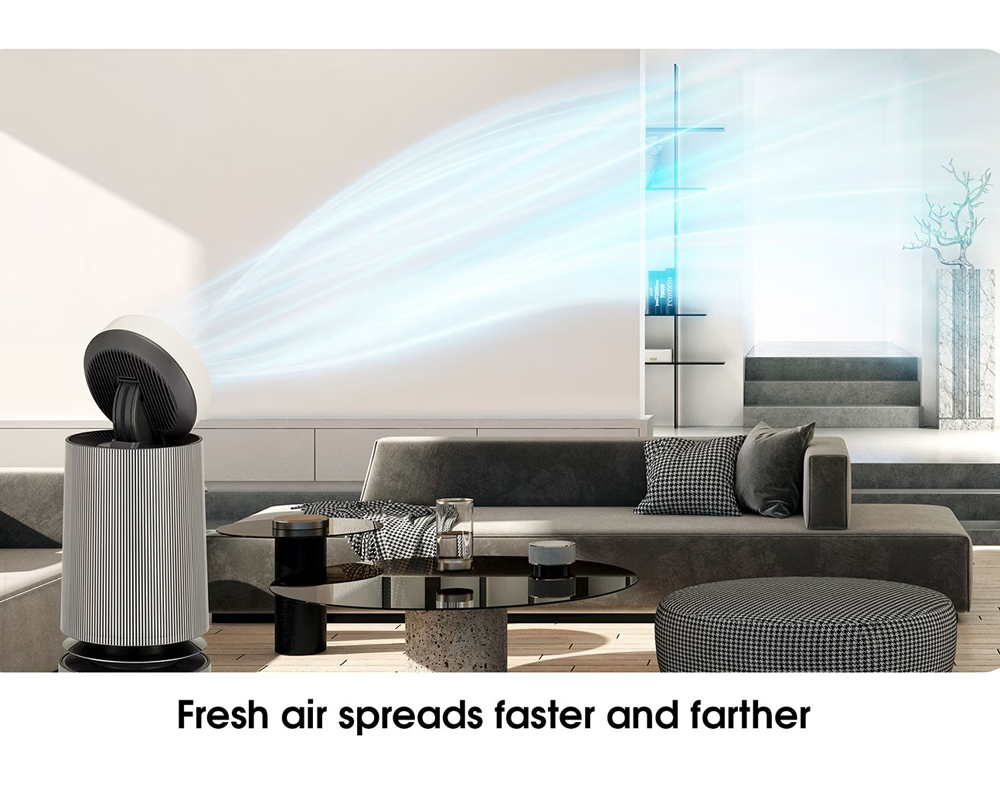 Máy Lọc Không Khí LG 360 Độ Alpha 2 Tầng Màu Vàng Be AS10GDBY0 10