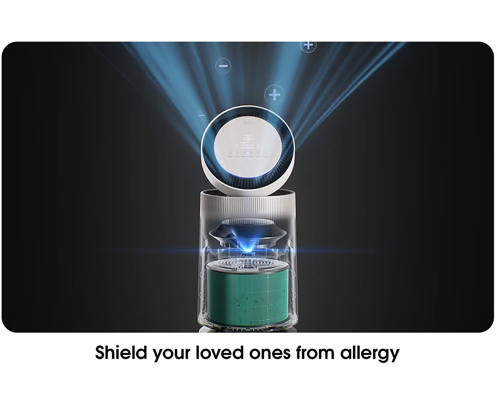 Máy Lọc Không Khí LG 360 Độ Alpha 2 Tầng Màu Vàng Be AS10GDBY0 12