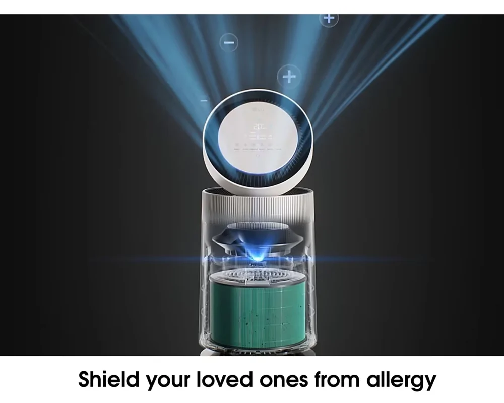 Máy Lọc Không Khí LG 360 Độ Alpha 1 Tầng Màu Vàng Be AS65GDBY0 20