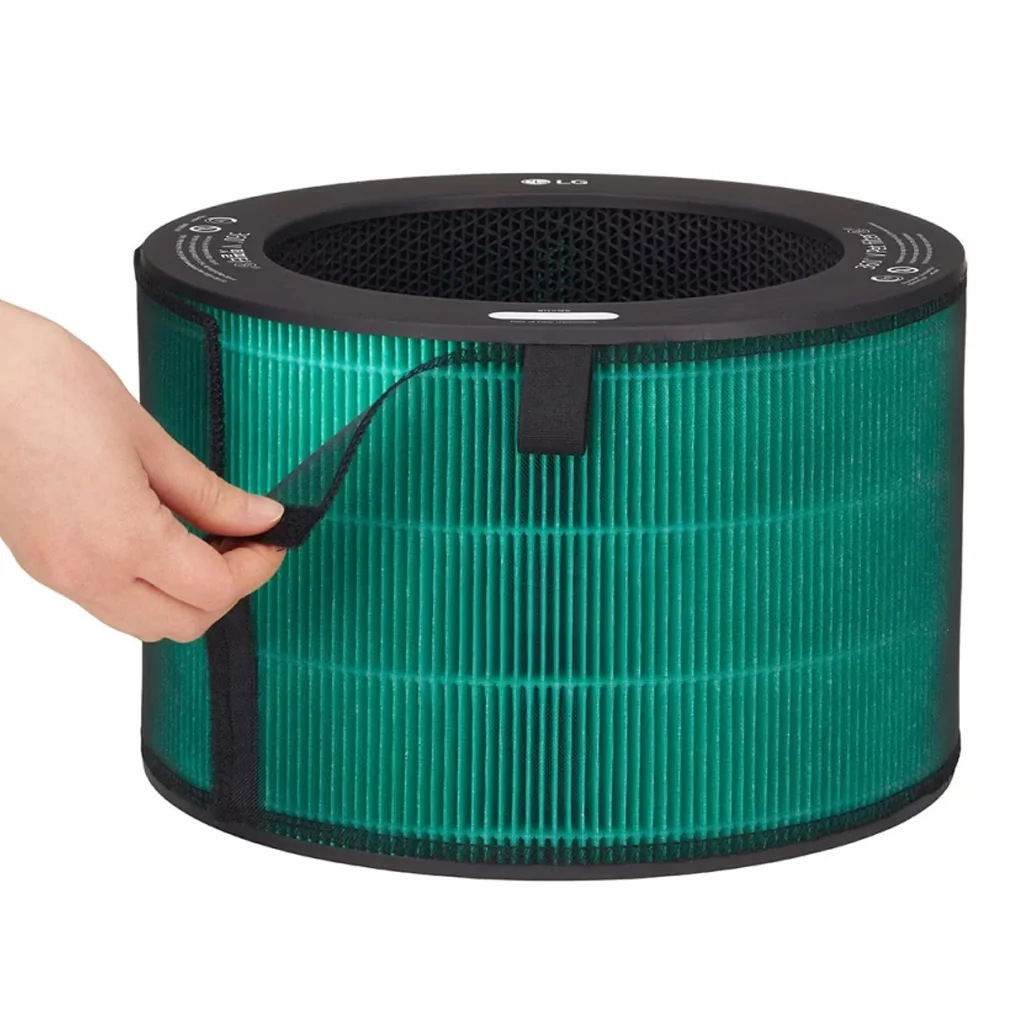 Máy Lọc Không Khí LG 360 Độ Alpha 1 Tầng Màu Vàng Be AS65GDBY0 4