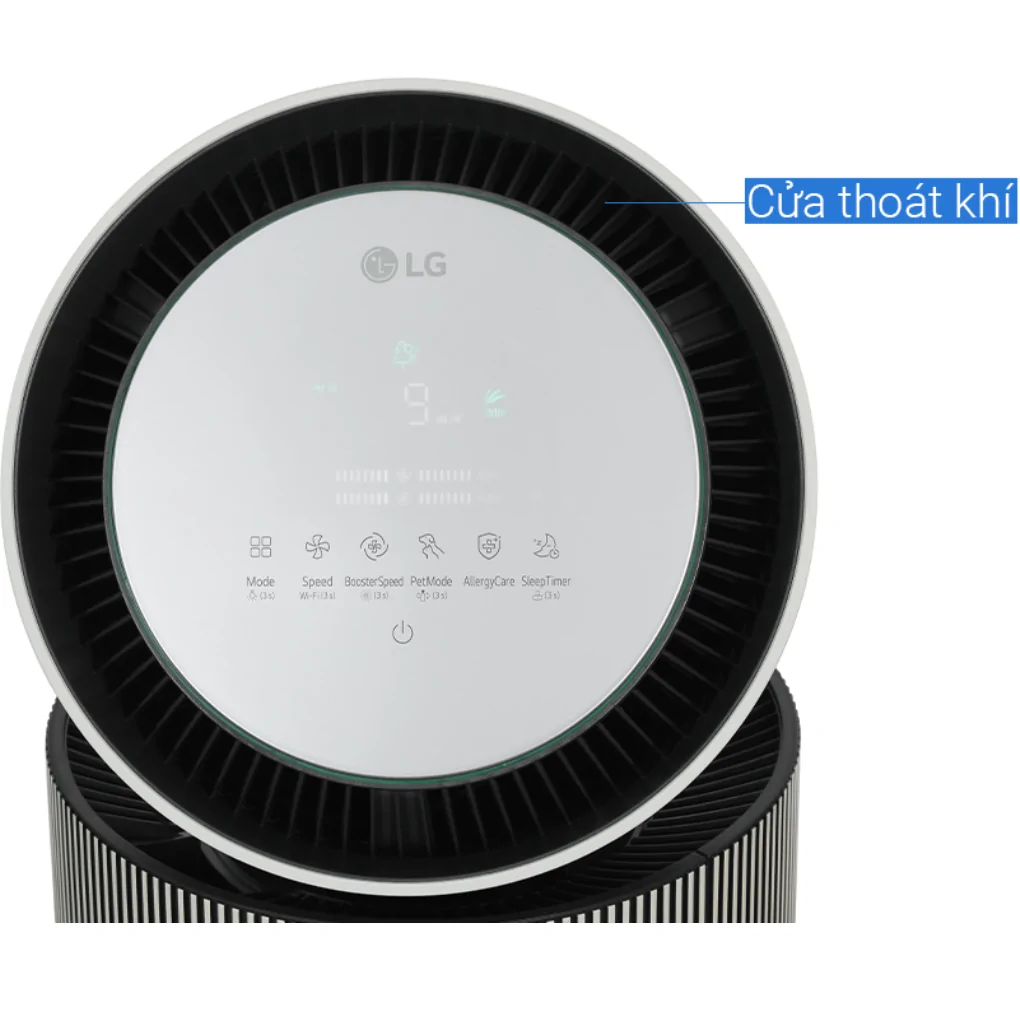 Máy Lọc Không Khí LG 360 Độ Alpha 1 Tầng Màu Vàng Be AS65GDBY0 6