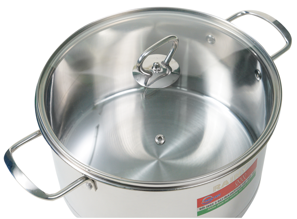 Bộ 3 Nồi Inox 3 Đáy Rainy RN636DK 3