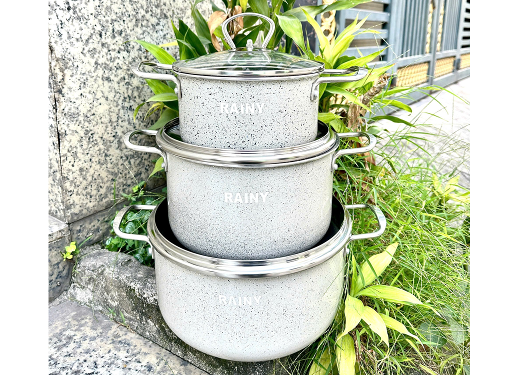 Bộ 3 Nồi Nhôm Đáy Từ Rainy RN2589KTT 1