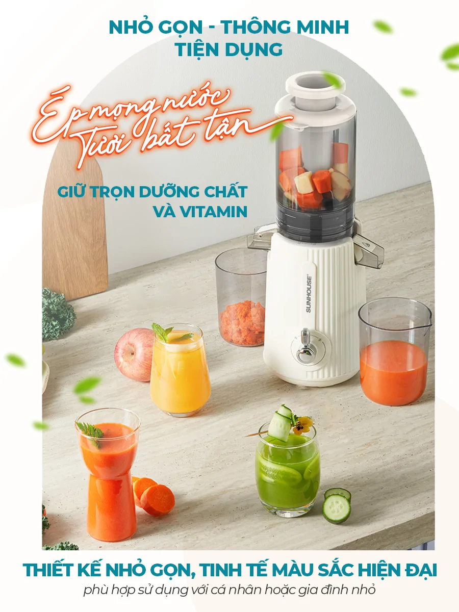 Máy Ép Chậm Sunhouse SHD5516 7