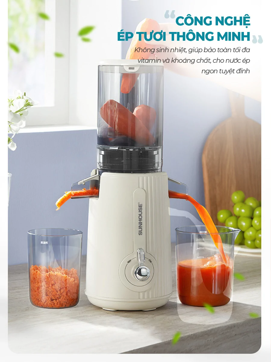 Máy Ép Chậm Sunhouse SHD5516 8